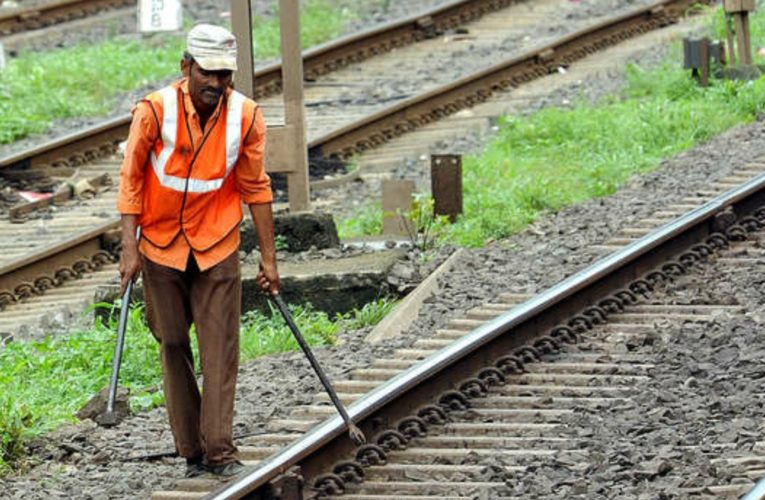 Trackman on Patrolling Duty in Winter Season