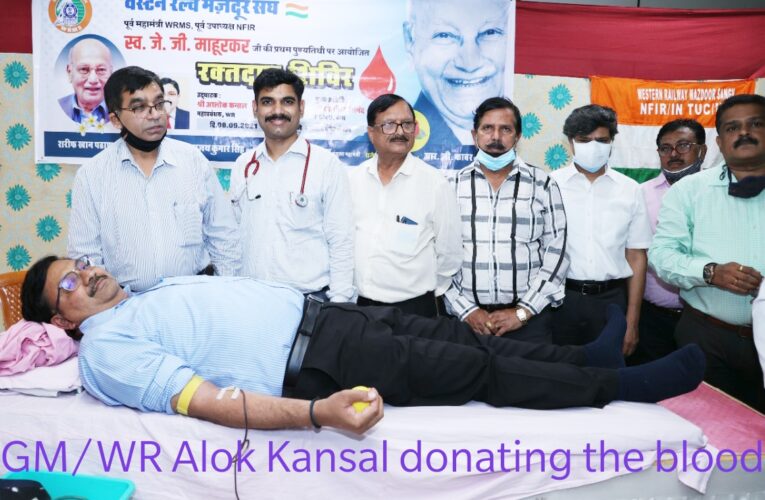 WRMS organised a relay blood donation drive