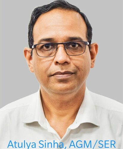 Atulya Sinha, New Additional General Manager of South Eastern Railway