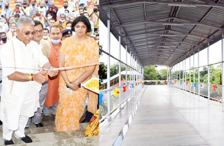 SERailway: MP Dilip Ghosh Inaugurated 2nd FOB at Kharagpur Railway Station
