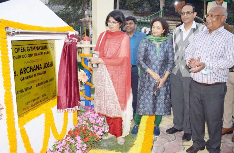 General Manager inaugurates two gymnasiums at south colony of SER HQs