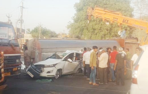 DFCCIL officials faced tragic road accident, one dead on the spot
