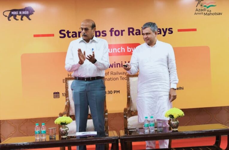 MR Ashwini Vaishnaw launches Indian Railway Innovation Policy – “StartUps for Railways”