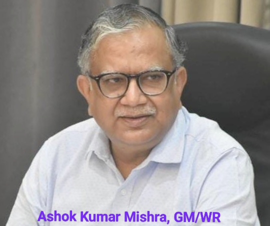 Ashok Kumar Mishra takes over as General Manager, Western Railway