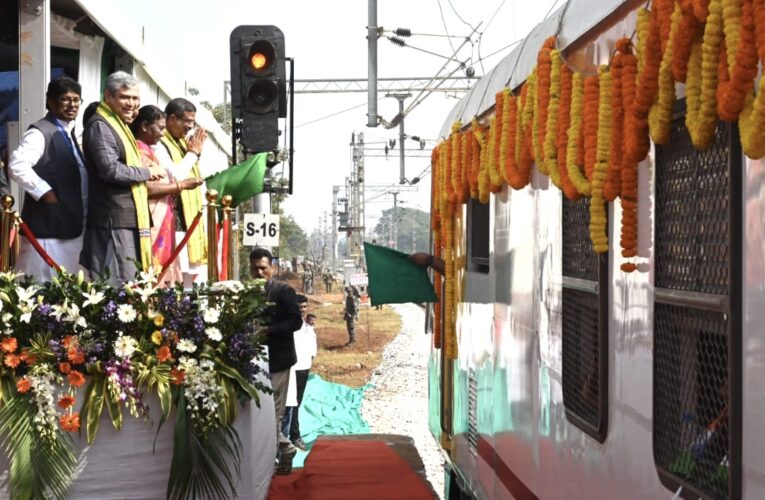 First ever express train connectivity from Badampahar, Odisa