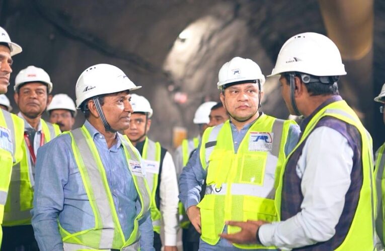 Bullet Train Project: MR Ashwini Vaishnaw inspected under construction tunnel between BKC-Shilphata