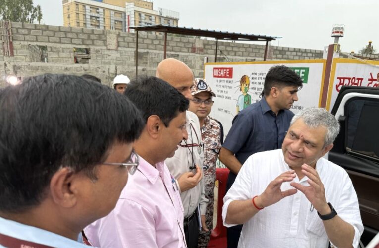 Railway Minister directed officials to complete the holding area being built at New Delhi Railway Station at the earliest