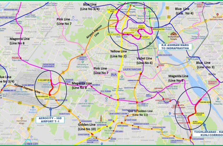 Cabinet approves three new corridors as part of Delhi Metro’s Phase V (A) Project