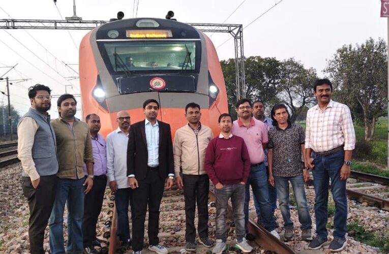 NCR: Successful Trial of ‘KAVACH’ System at 160 kmph on Dadri–Tundla Section