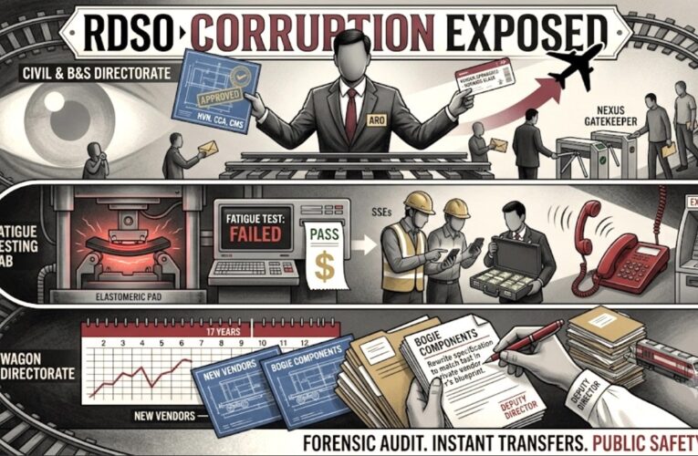 Special Comprehensive Vigilance Report: Alleged corruption nexus in RDSO specifications & testing directorates