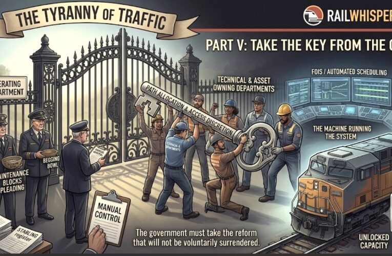 Part V: The Tyranny of Traffic—Take the key from the gate
