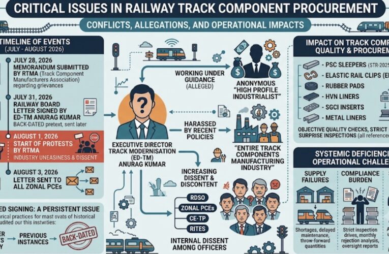 Bureaucracy on Backdate: Dissent Mounts Against ED-TM Amid Track Component Industry Crisis