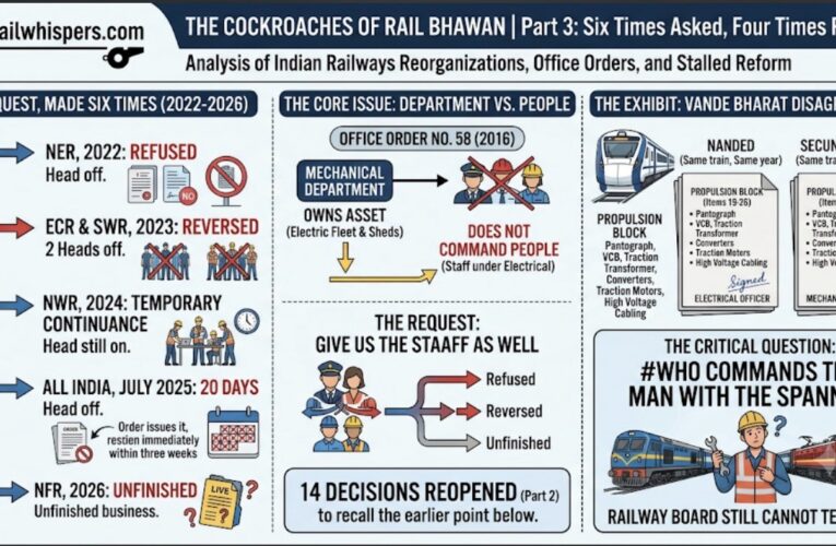 The Cockroaches of Rail Bhawan | Part 3: Six Times Asked, Four Times Refused