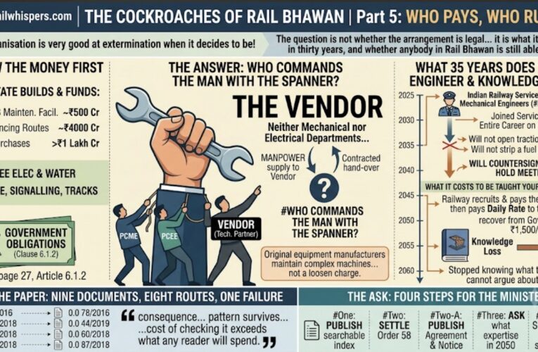 The Cockroaches of Rail Bhawan | Part 5: Who Pays, Who Runs It