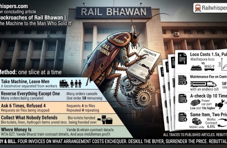 The Cockroaches of Rail Bhawan | Hand the Machine to the Man Who Sold It