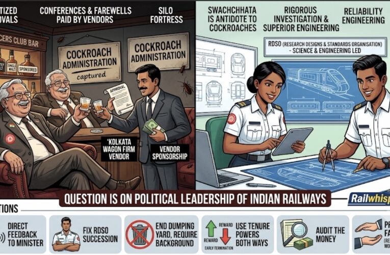 The Cockroaches of Railways | Part 9–Lesson: Swachchhata is Antidote to the Cockroaches