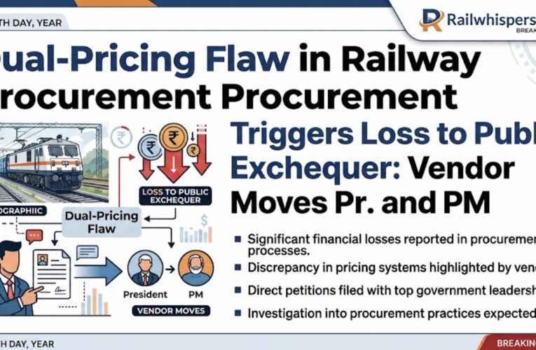 Dual-Pricing Flaw in Railway Procurement Triggers Massive Loss to Exchequer: Vendor Moves President & PM