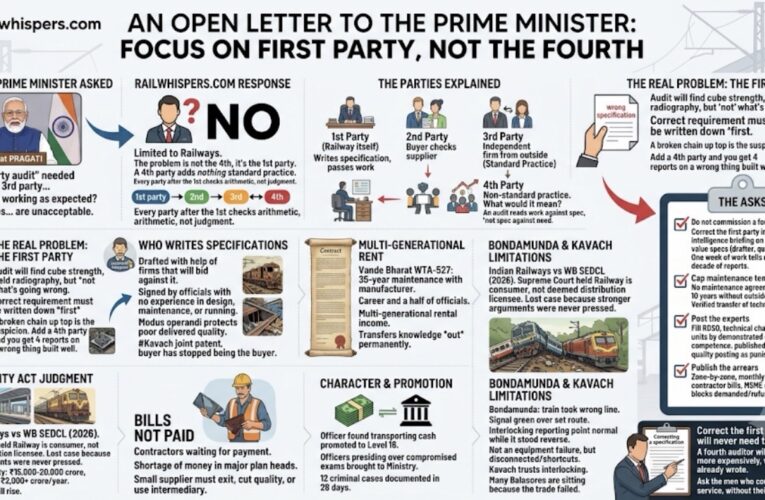 An Open Letter to the Prime Minister: Focus on First Party not the Fourth—that’s where the problem lies