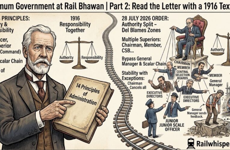 Maximum Government at Rail Bhawan | Part 2: Read the Letter with a 1916 Textbook
