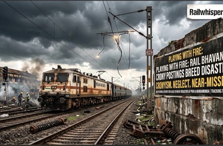 Playing with Fire: How Rail Bhavan’s Crony Postings Breed Disaster