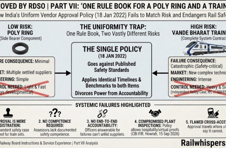 Approved by RDSO | Part VII: “One Rule Book for a Poly Ring and a Train Set”