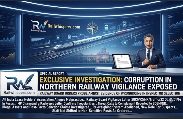 Controversy Erupts Over Alleged Selection of Corrupt Official to Vigilance Post in Northern Railway