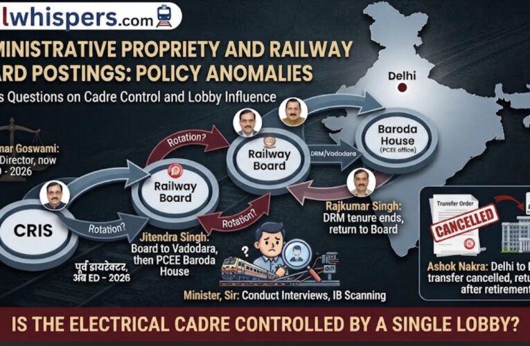 Administrative Propriety and Railway Board Postings: Policy Inconsistencies and Serious Questions on Cadre Control
