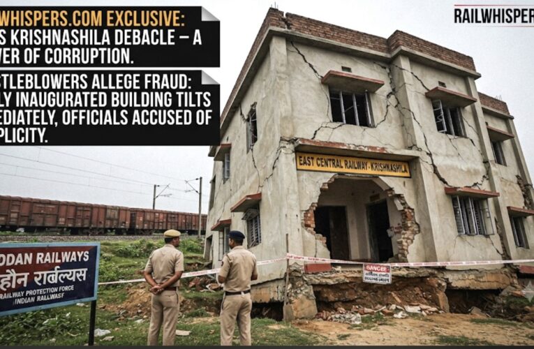 East Central Railway Under Scanner: Inquiries Demanded Over Tilted Krishnashila Building Scandal