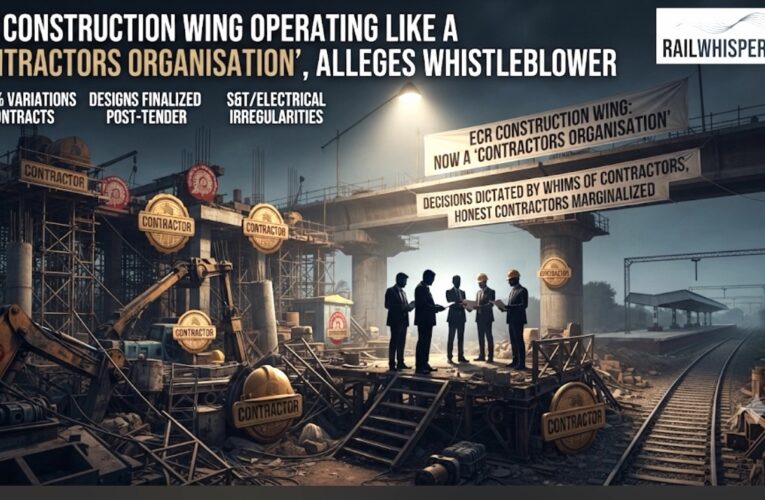 ECR Construction Wing Operating Like a ‘Contractors Organisation’, Alleges Whistleblower
