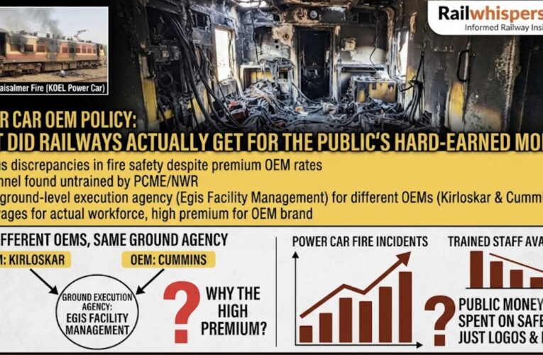 ‘OEM Only Policy’ for Power Cars: What Did We Actually Get in Return for the Public’s Hard-Earned Money?