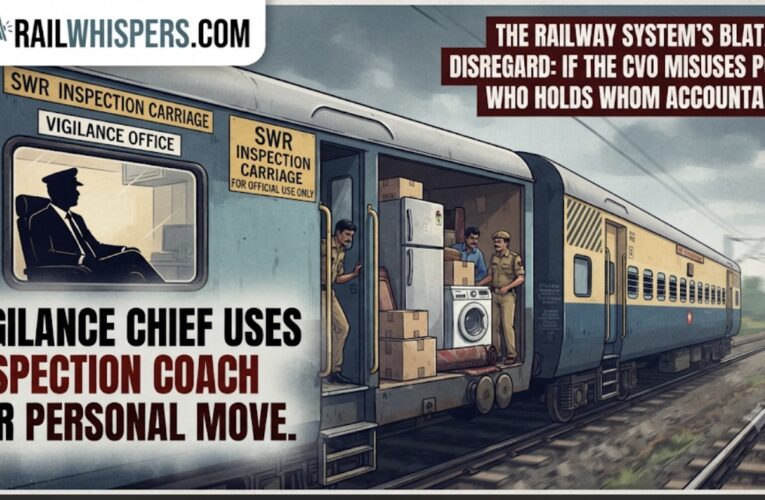 MISUSE OF RAILWAY SALOON by SDGM & CVO/SWR