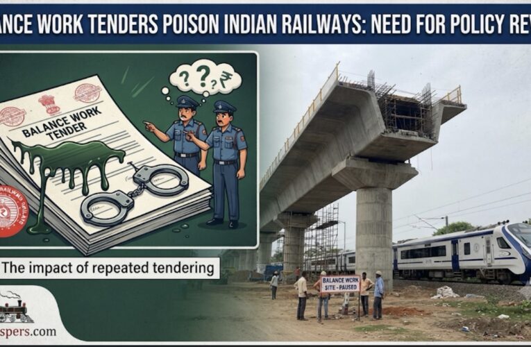 Balance Work Tenders Poison Indian Railways: Need for Policy Review